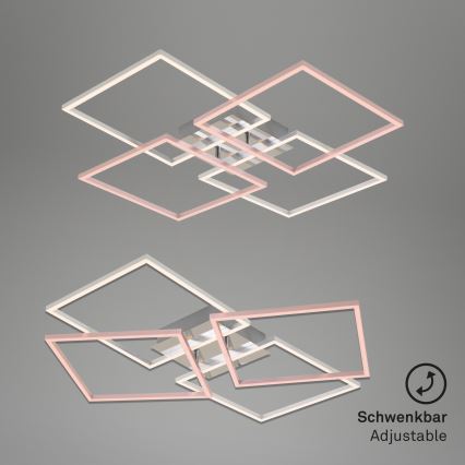Briloner - Dimbar LED ytmonterad ljuskrona FRAME 4xLED/12W/230V