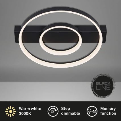 Briloner - Dimbar LED ytmonterad ljuskrona FRAME LED/24W/230V