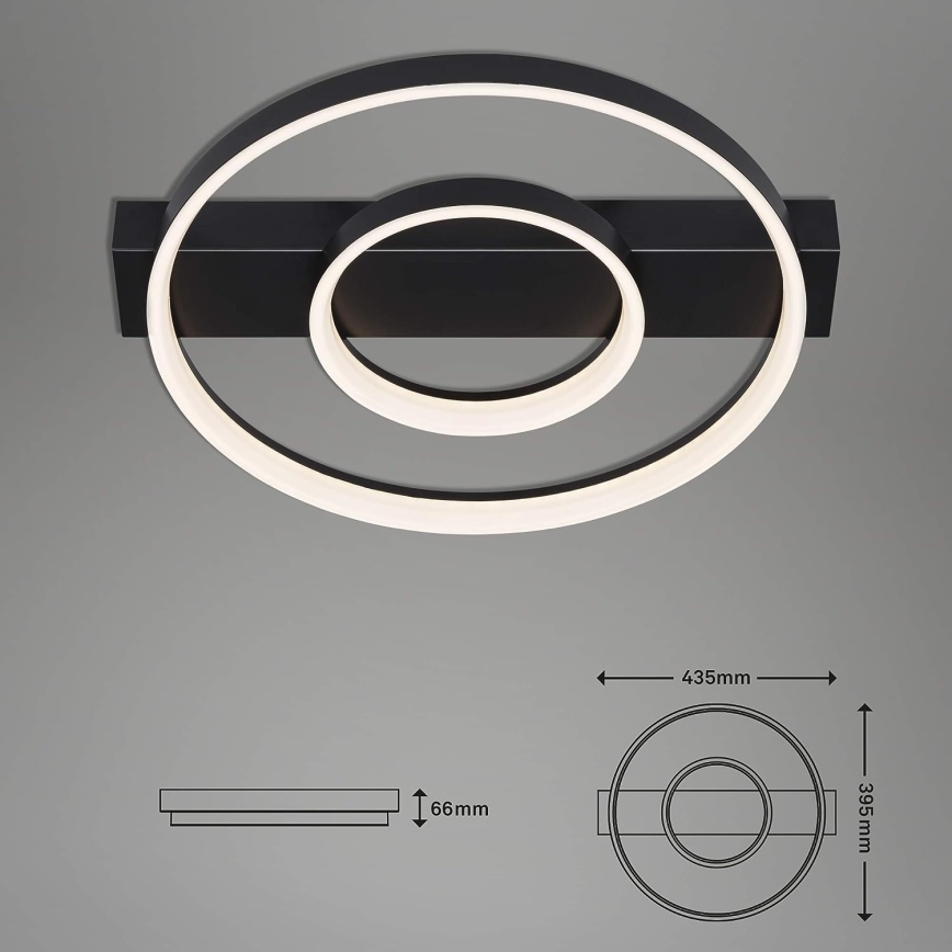 Briloner - Dimbar LED ytmonterad ljuskrona FRAME LED/24W/230V