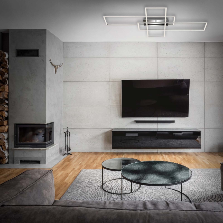 Briloner - Dimbar LED ytmonterad ljuskrona FRAME LED/50W/230V
