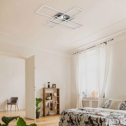 Briloner - Dimbar LED ytmonterad ljuskrona FRAME LED/50W/230V