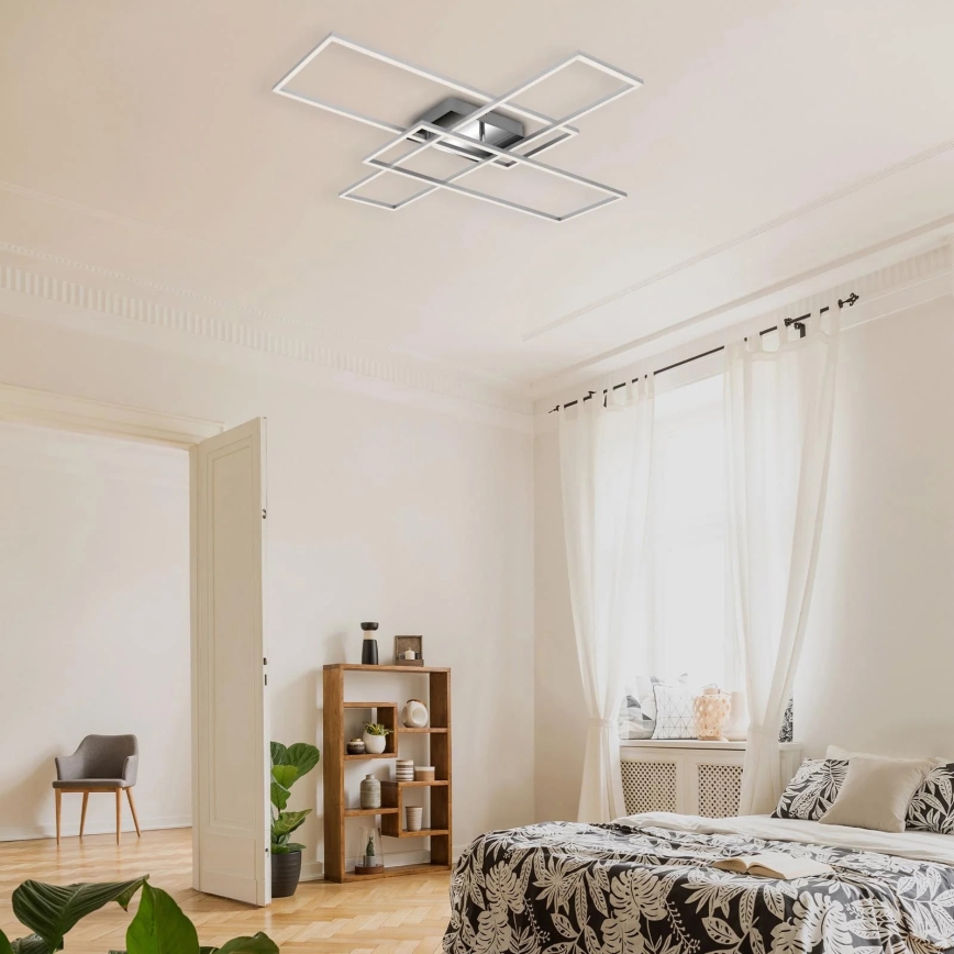Briloner - Dimbar LED ytmonterad ljuskrona FRAME LED/50W/230V