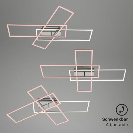 Briloner - Dimbar LED ytmonterad ljuskrona FRAME LED/50W/230V