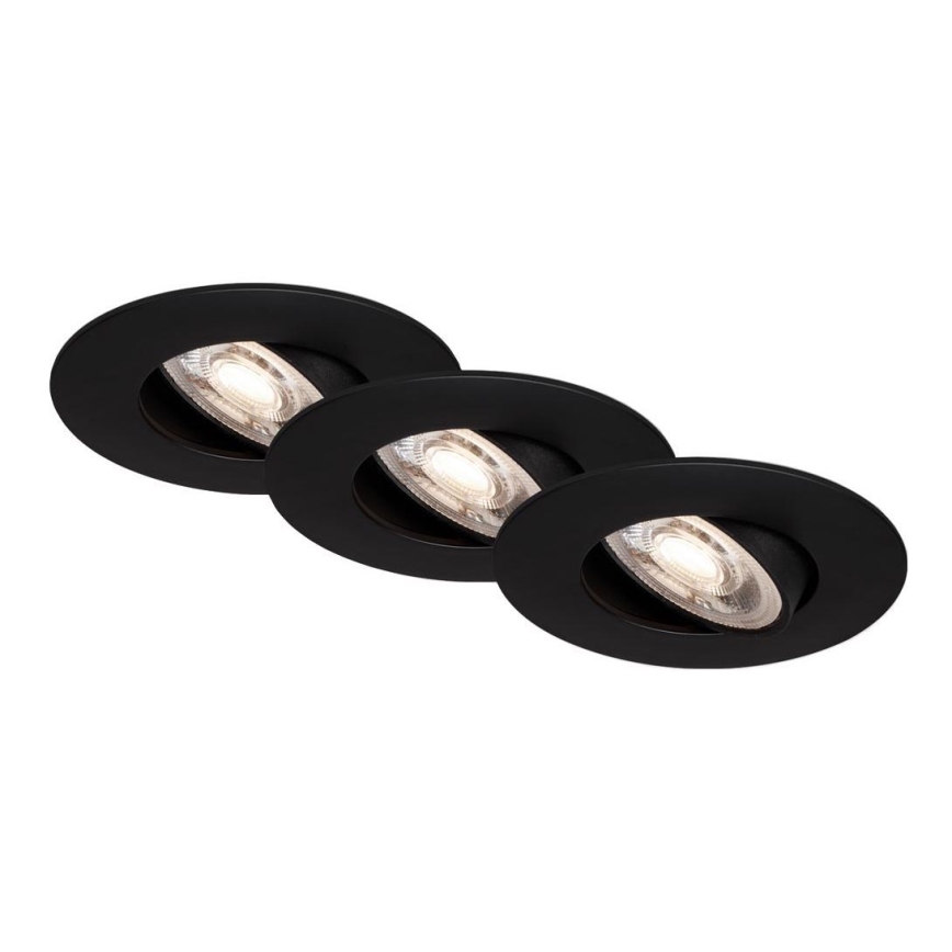 Briloner - KIT 3x Infälld LED badrumsbelysning LED/4,9W/230V IP23