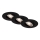 Briloner - KIT 3x Infälld LED badrumsbelysning LED/4,9W/230V IP23