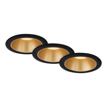 Briloner - KIT 3x Infälld LED badrumsbelysning LED/4,9W/230V IP44