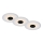 Briloner - KIT 3x Infälld LED badrumsbelysning LED/6W/230V IP44 svart