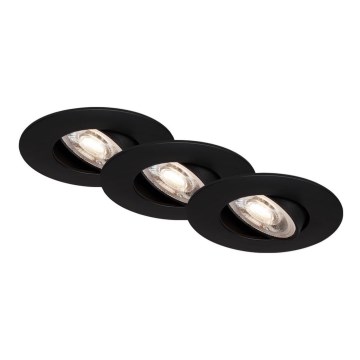 Briloner - KIT 3x LED Dimbar badrumslampa LED/4,9W/230V IP23