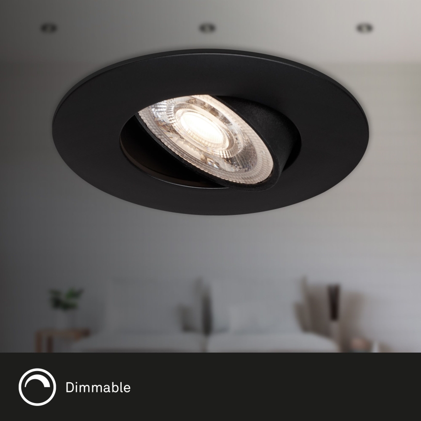 Briloner - KIT 3x LED Dimbar badrumslampa LED/4,9W/230V IP23