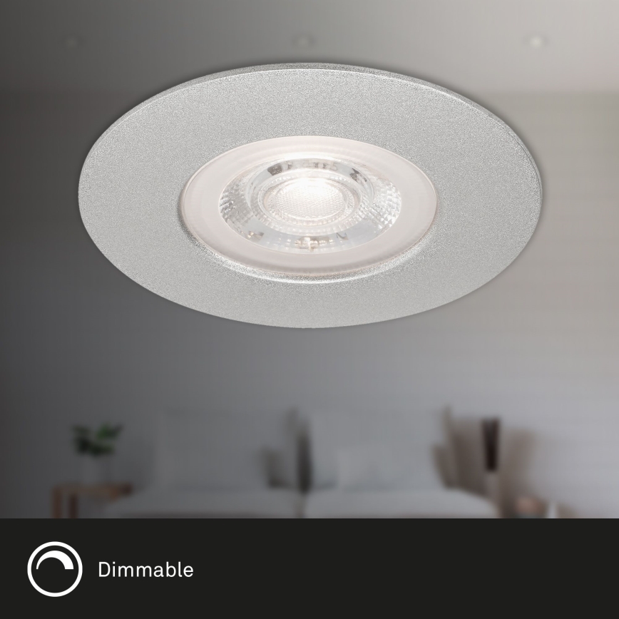 Briloner - KIT 3x LED Dimbar badrumslampa LED/4,9W/230V IP44