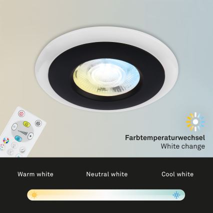 Briloner - KIT 3x LED RGBW Ljusreglerad hängande badrumslampa LED/5W/230V 3000-6500K IP44 + fjärrkontroll