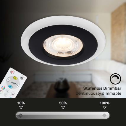 Briloner - KIT 3x LED RGBW Ljusreglerad hängande badrumslampa LED/5W/230V 3000-6500K IP44 + fjärrkontroll