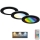 Briloner - KIT 3x LED RGBW Ljusreglerad hängande badrumslampa LED/4,8W/230V 3000-6500K IP65 + fjärrkontroll
