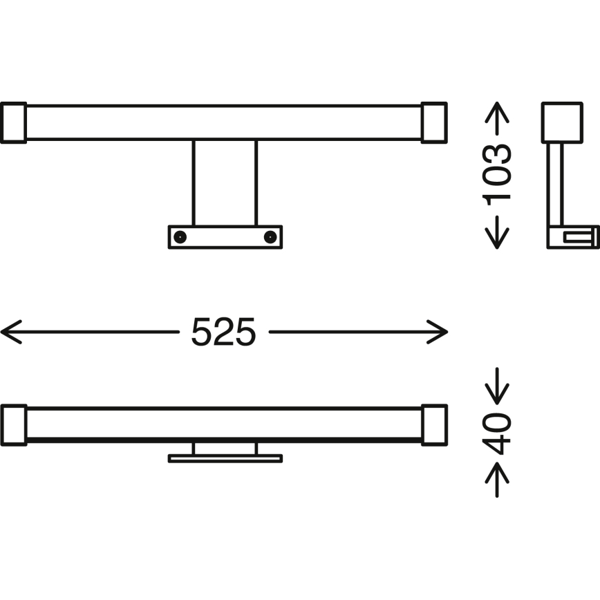 Briloner - LED Spegelbelysning för badrum SPLASH LED/10W/230V IP44