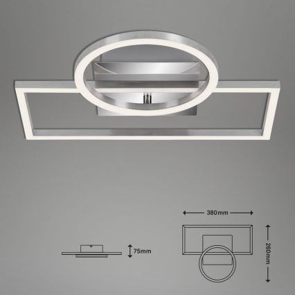 Briloner - LED Dimbar taklampa FRAMES LED/19W/230V