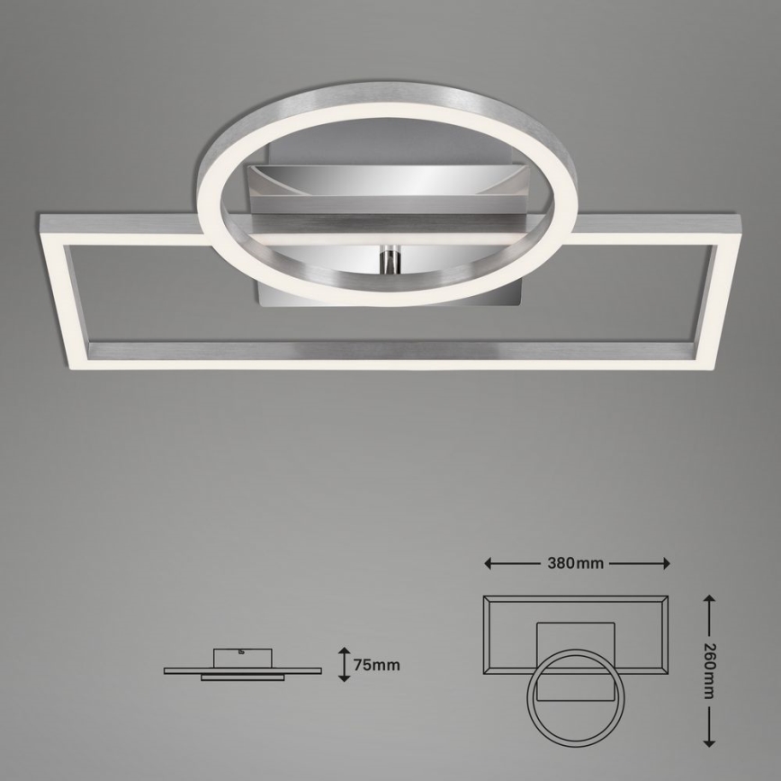 Briloner - LED Dimbar taklampa FRAMES LED/19W/230V