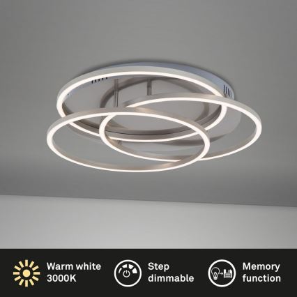 Briloner - LED Dimbar taklampa FRAMES LED/60W/230V matt krom