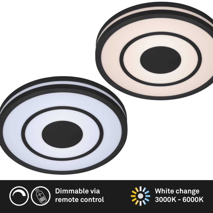 Briloner - LED Dimbar taklampa RIPPLE LED/24W/230V 3000-6500K + fjärrkontroll
