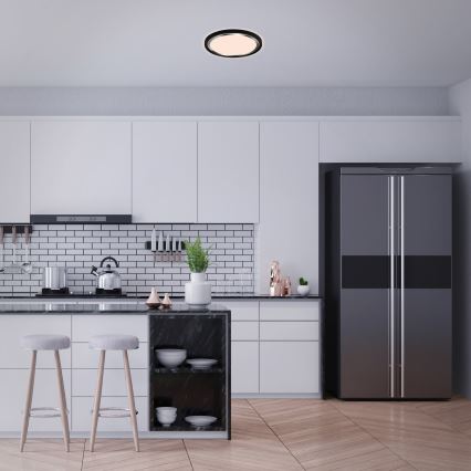 Briloner - LED taklampa KAHIKO LED/15W/230V svart