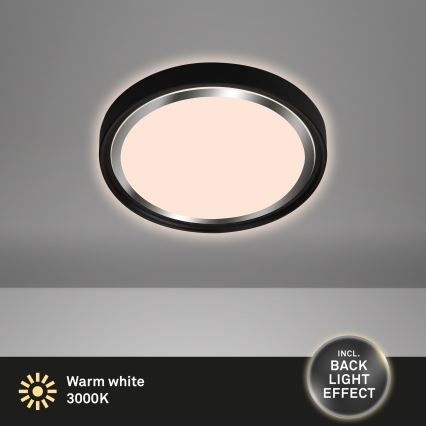 Briloner - LED taklampa KAHIKO LED/15W/230V svart