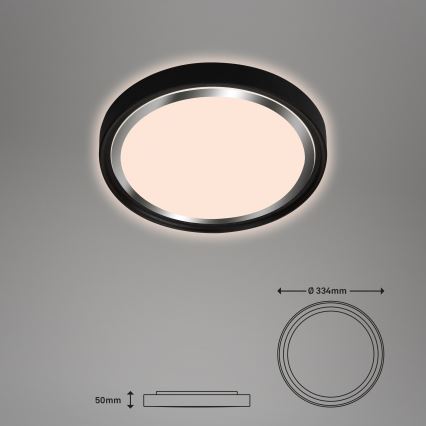 Briloner - LED taklampa KAHIKO LED/15W/230V svart