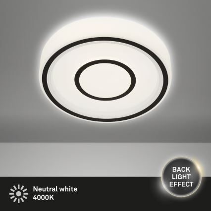Briloner - LED taklampa SIRKEL LED/12W/230V svart