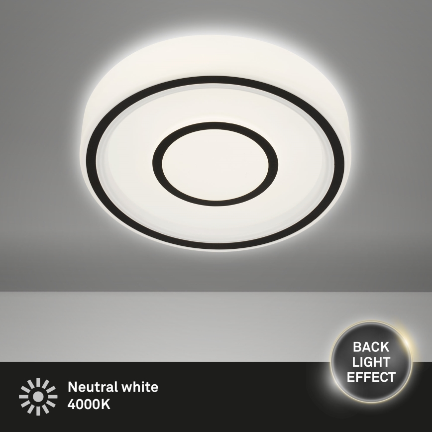 Briloner - LED taklampa SIRKEL LED/12W/230V svart