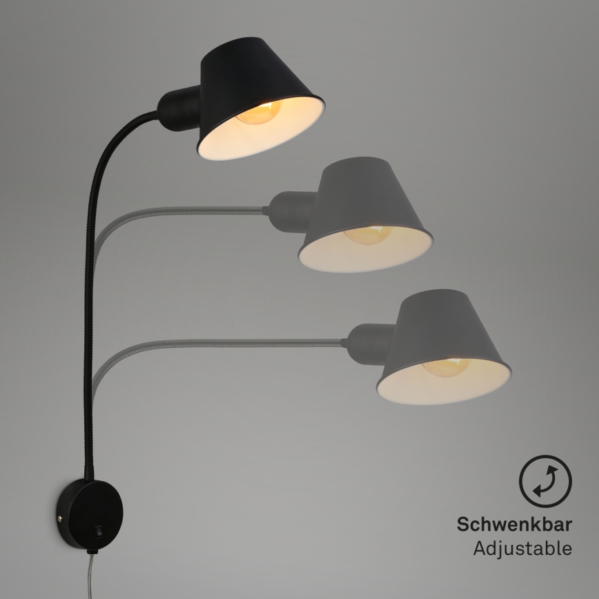 Briloner - Vägglampa BRELLO 1xE27/10W/230V