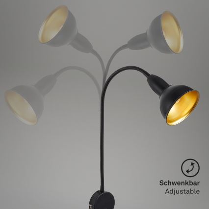 Briloner - Vägglampa HYGGE 1xE14/25W/230V
