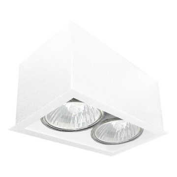 Brosline - Spotlampa 2xGU10/10W/230V vit