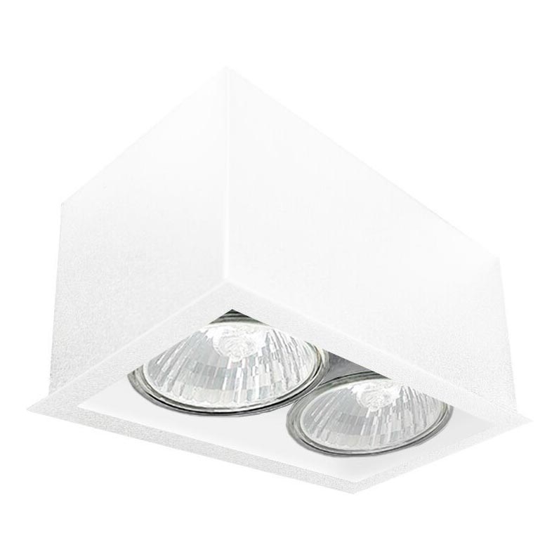 Brosline - Spotlampa 2xGU10/10W/230V vit