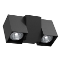 Brosline - Väggspotlight 1xGU10/10W/230V svart