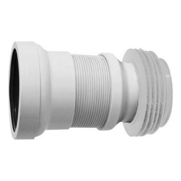 Bruckner - Flexibel toalettpannanslutning 21-33 cm vit