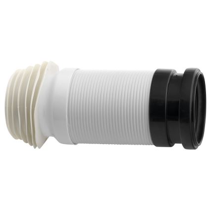 Bruckner - Flexibel toalettpannanslutning 45 cm vit/svart