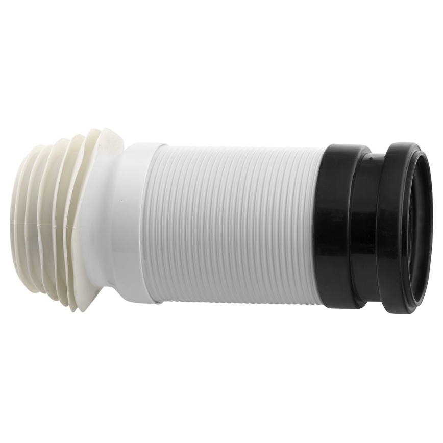 Bruckner - Flexibel toalettpannanslutning 45 cm vit/svart