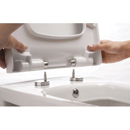 Bruckner - Toalettsits SoftClose FULDA SLIM vit