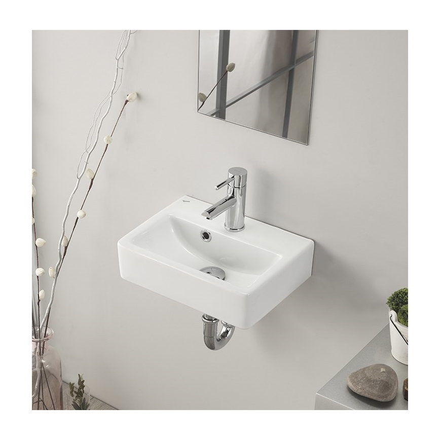 Bruckner - Tvättställ NOAM 37,5x28 cm keramik/vit