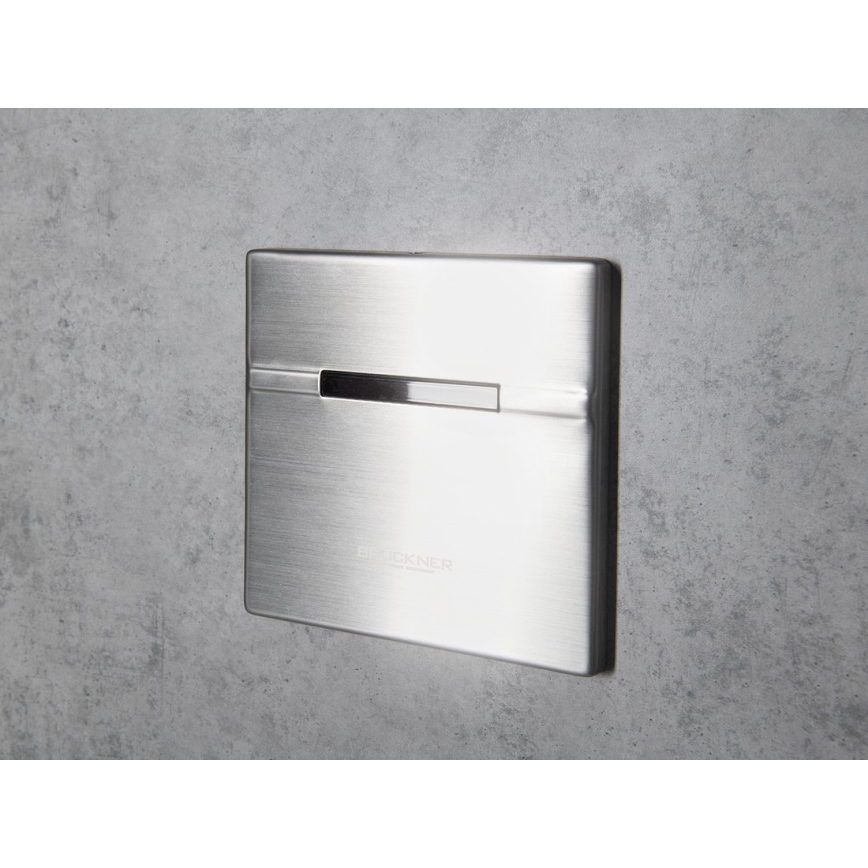 Bruckner - Urinalspolningsanordning med sensor 6V DC/4xAA rostfri