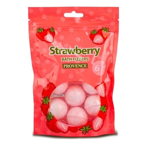Bubbelbadbomb PROVENCE 6 st jordgubb