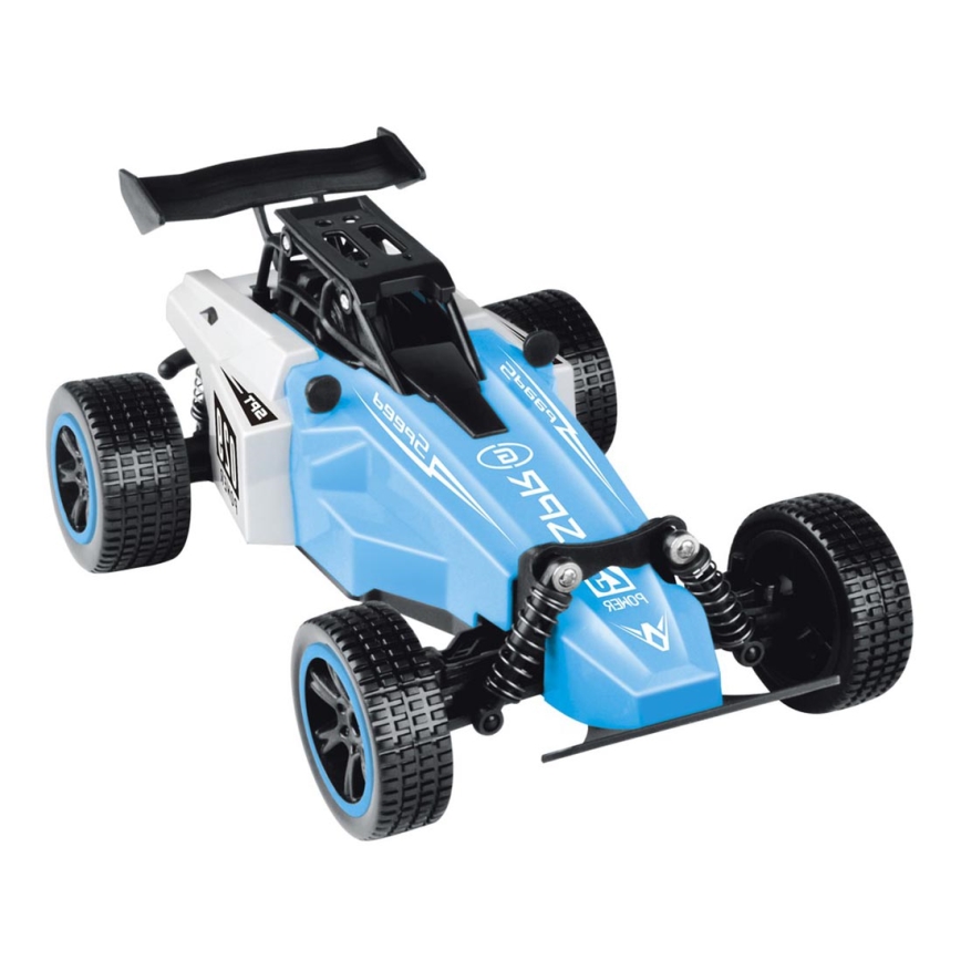 Buggy Formel med fjärrkontroll 4xAA + 2xAA blå/svart