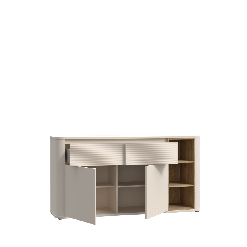 Byrå BASKO beige/ek