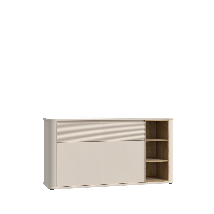 Byrå BASKO beige/ek