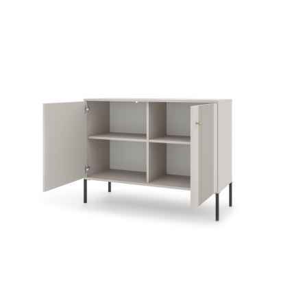 Byrå LUE beige/svart