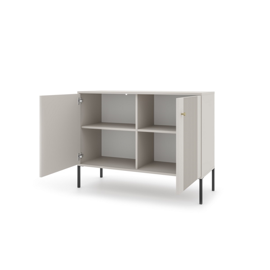 Byrå LUE beige/svart
