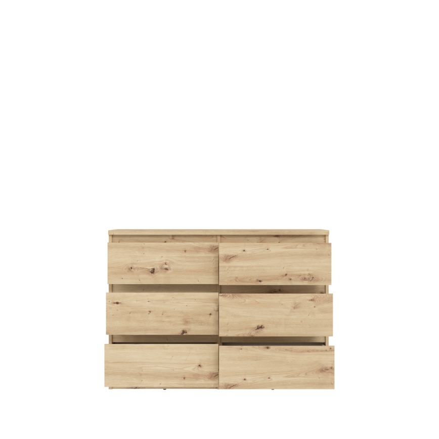 Byrå MAO med lådor, Artisan-ek