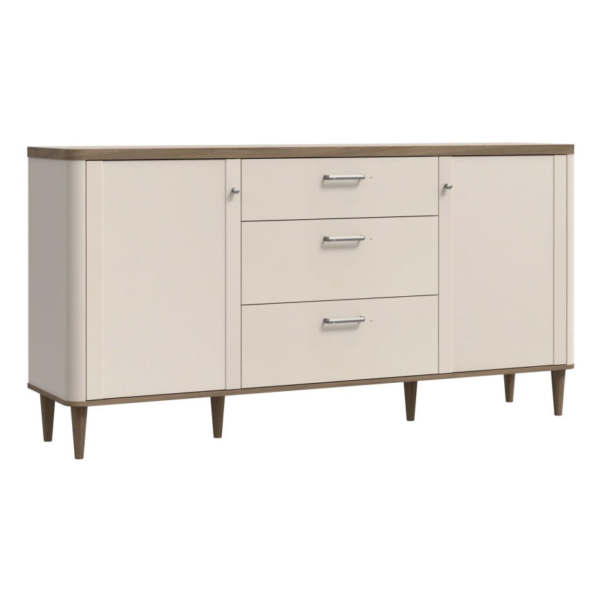 Byrå med lådor VIRO, brun/beige