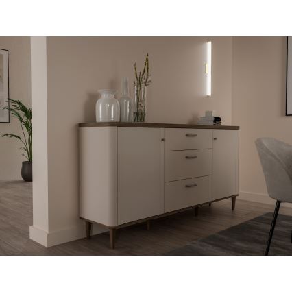 Byrå med lådor VIRO, brun/beige