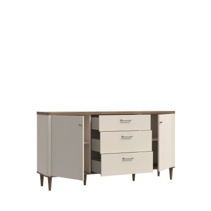Byrå med lådor VIRO, brun/beige