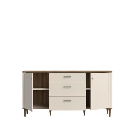 Byrå med lådor VIRO, brun/beige