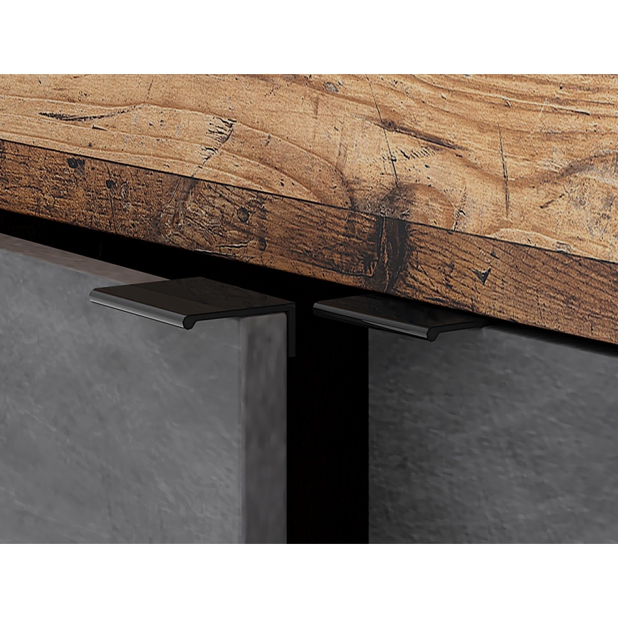 Byrå RUNEA mörkbrun/antracit